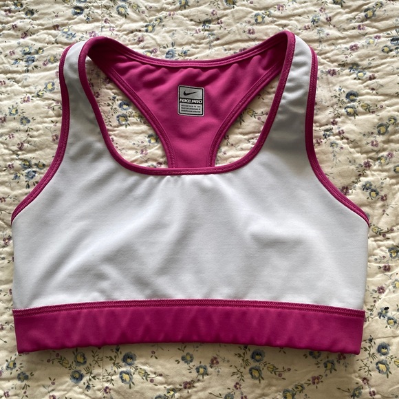 Nike Fit Pro Pink Sports Bra S - Picture 4 of 5